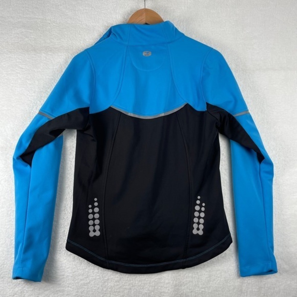 Sugoi Sz M‎ Firewall 220 Full Zip Blue Jacket Coat Running Jogging Cold Weather - Picture 4 of 17